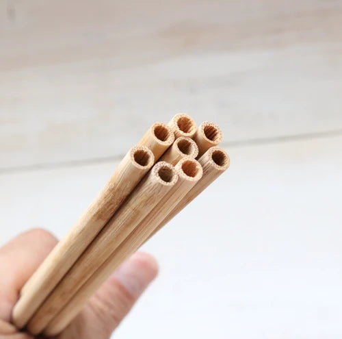 配送無料】50本 自然な竹ストローオーガニック その他キッチン