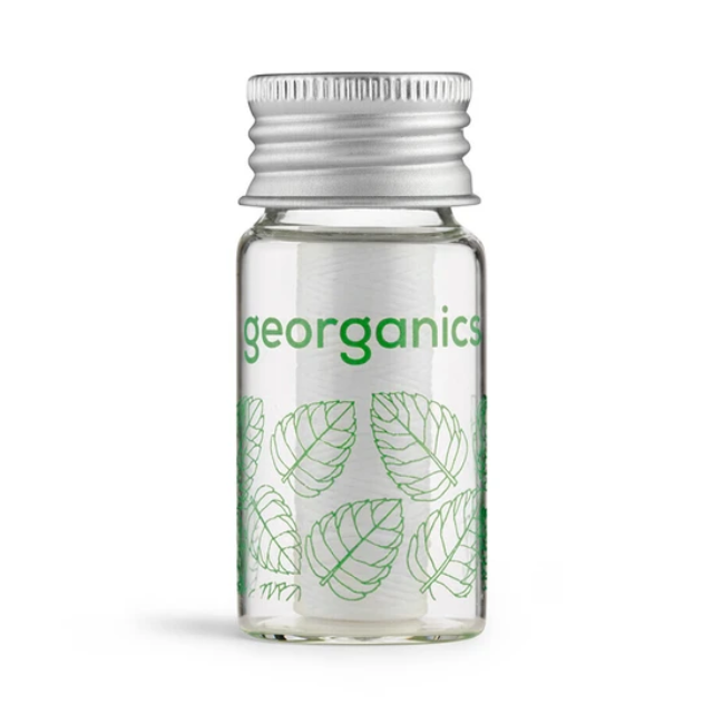 【georganics】デンタルフロス スペアミント50m<歯間フロス＞