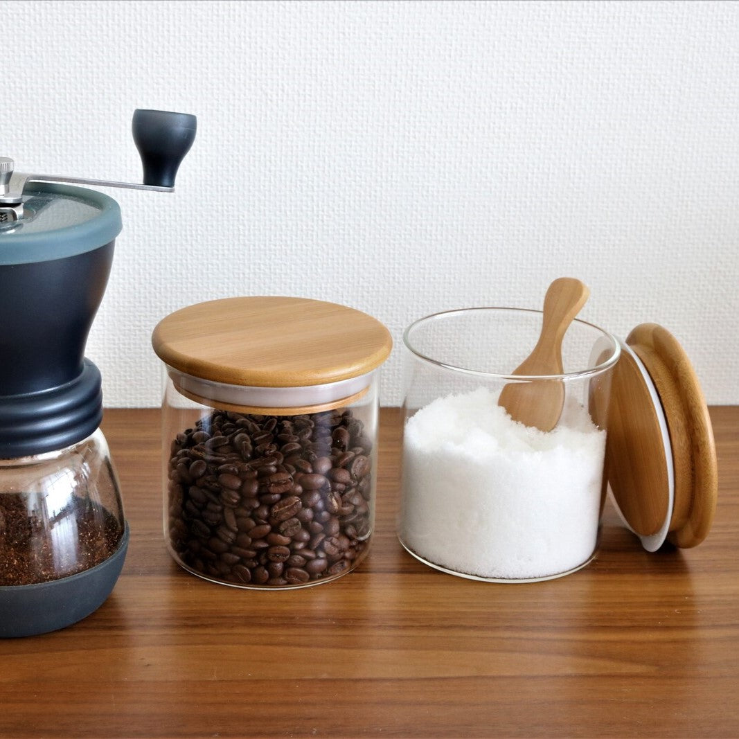 密封＆耐熱 ガラスキャニスター 2サイズ | mirawings