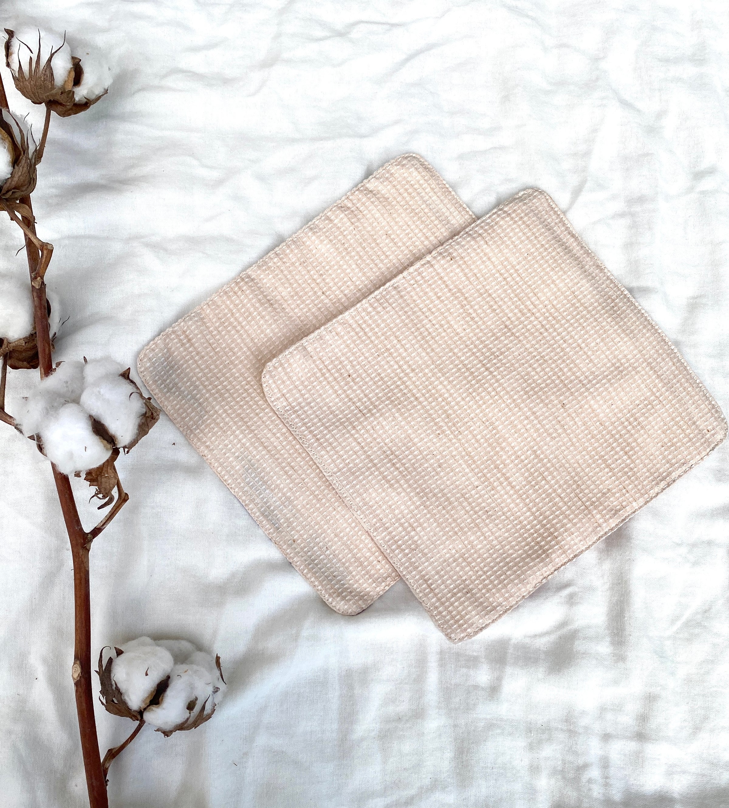 希少　MYB Textiles　ハイランドカウ　ナチュラルコットンナプキン 希少 MYB Textiles ハイランドカウ ナチュラルコットンナプキン